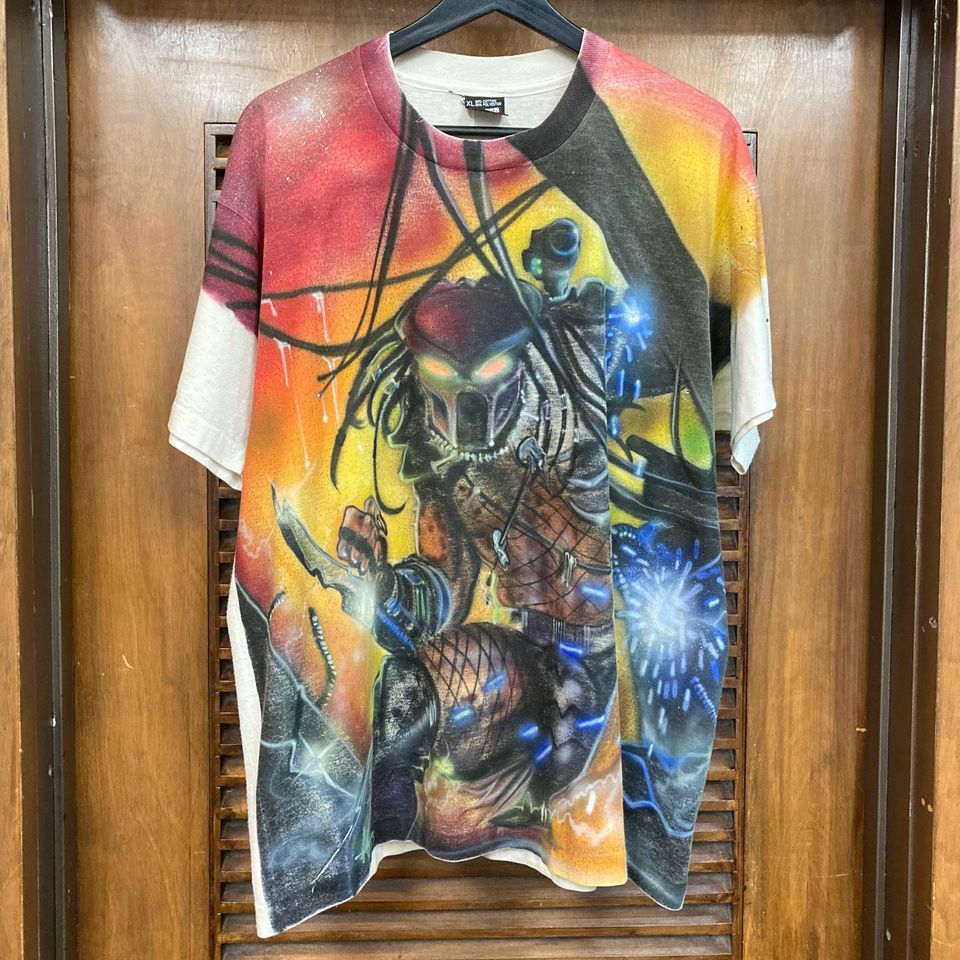 Vintage 1990s Dated 1995 Predator Movie Artwork