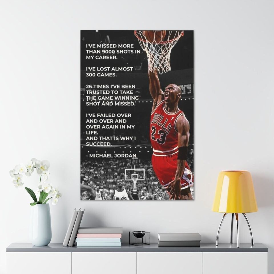 Michael Jordan Poster, Motivation Poster