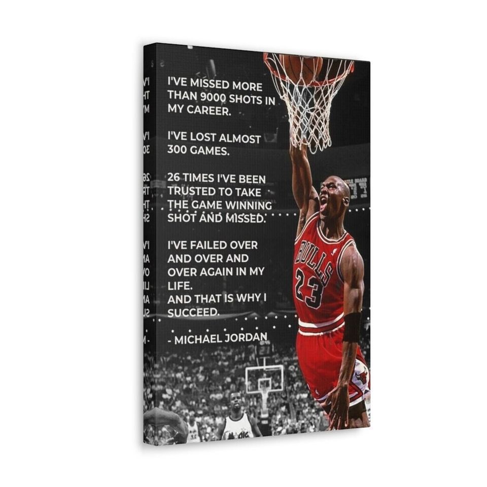 Michael Jordan Poster, Motivation Poster