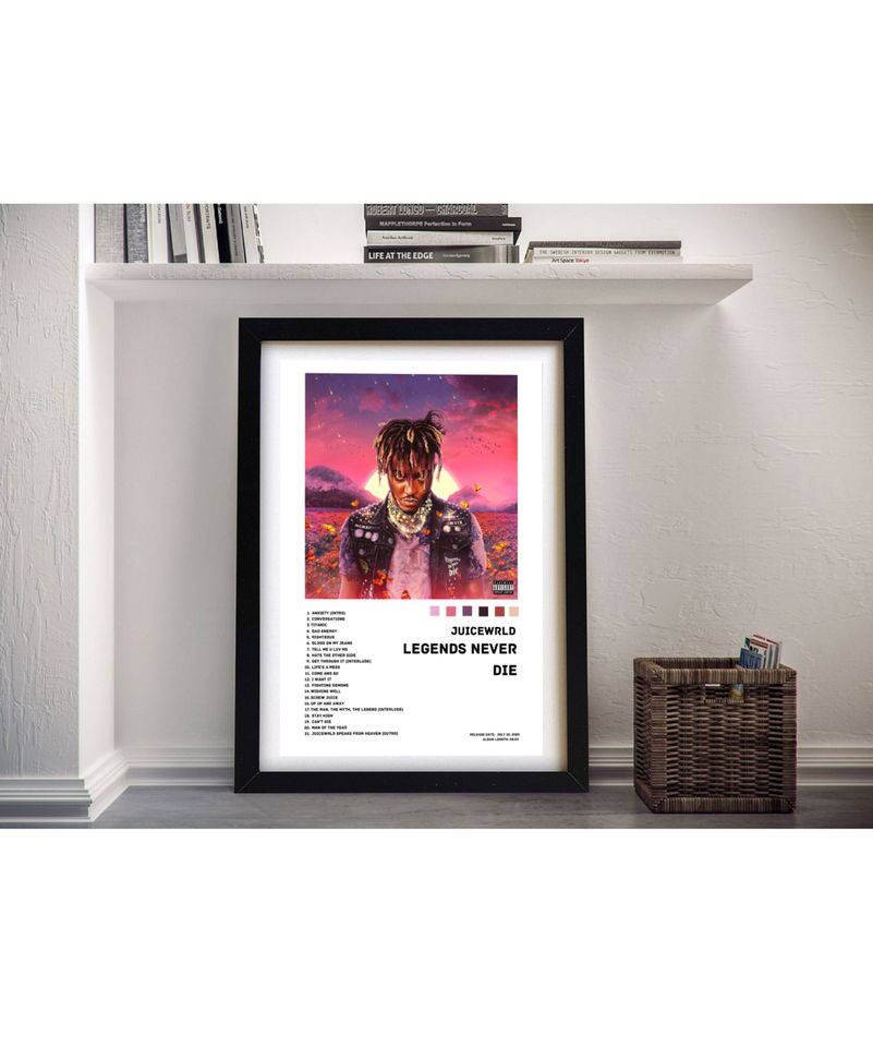 Legends Never Die - Juice Wrld Album Poster