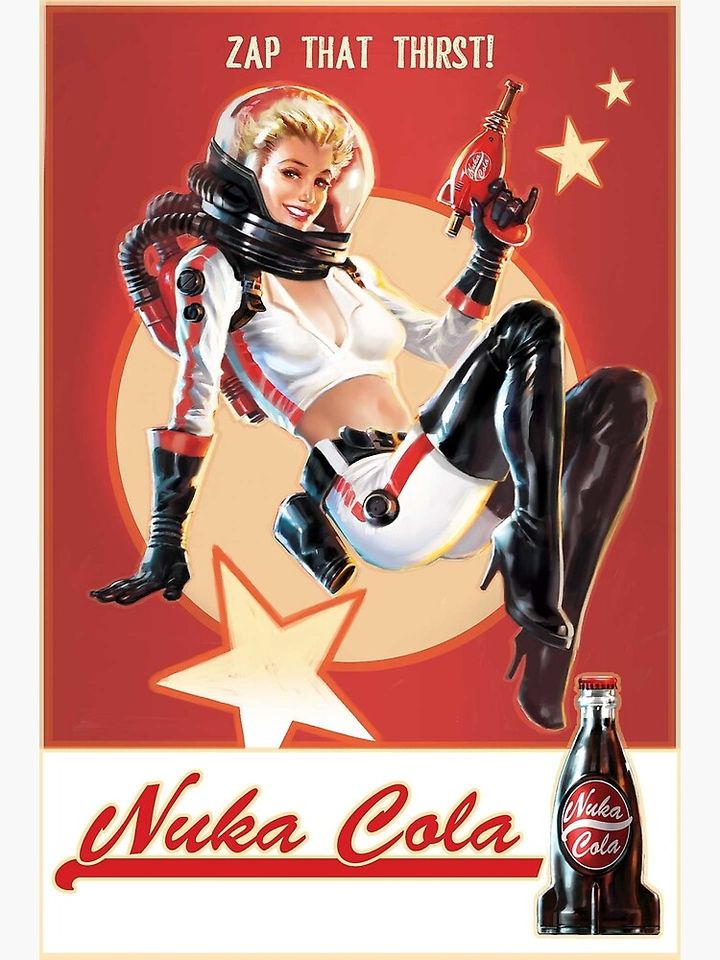 Nuka Cola Zap That Thirst Premium Matte Vertical Poster