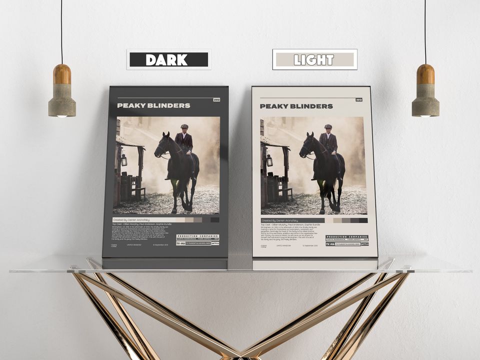 Peaky Blinders Poster,  Cillian Murphy, Minimalist Tv Series Poster