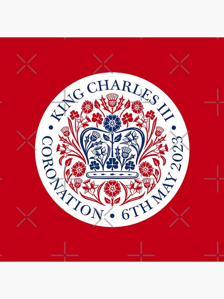 King Charles III Coronation Pin Button