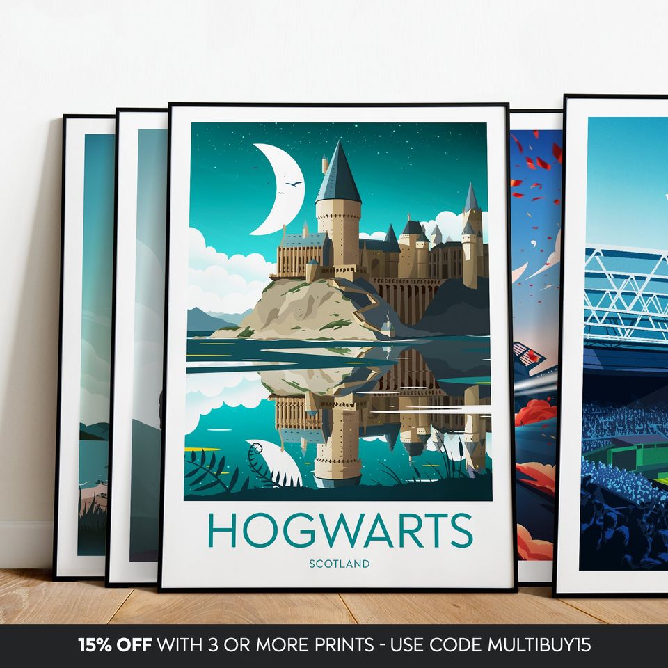 Hogwarts night - Hogwarts Fan art, Hogwarts poster, Harry Potter fan art