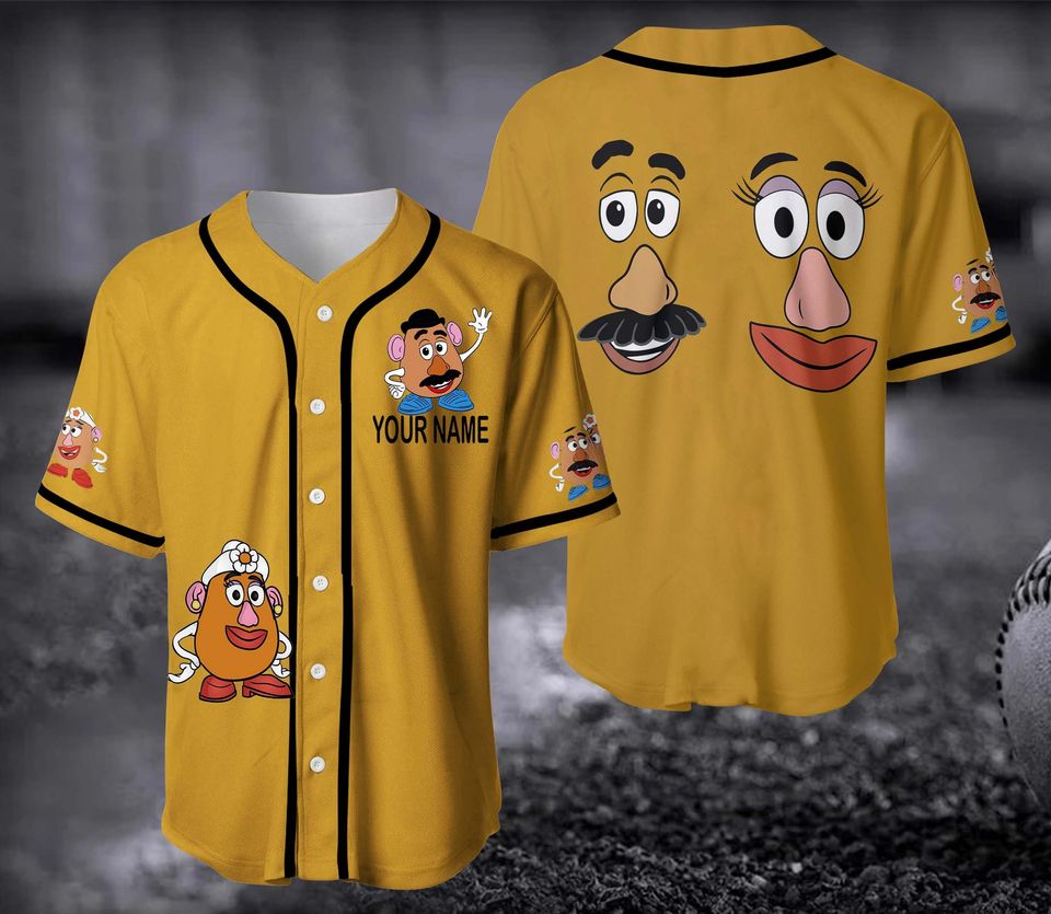Mr and Mrs Potato Heads Baseball Jersey