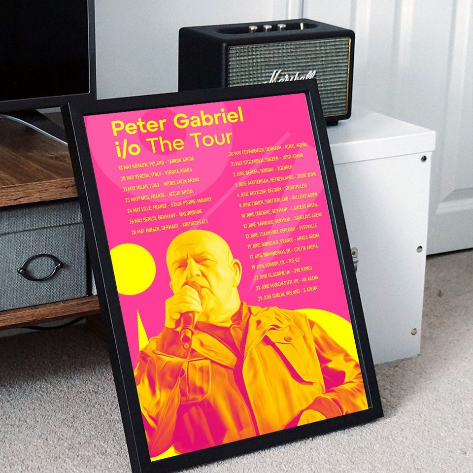 Peter Gabriel io the tour 2023 Poster