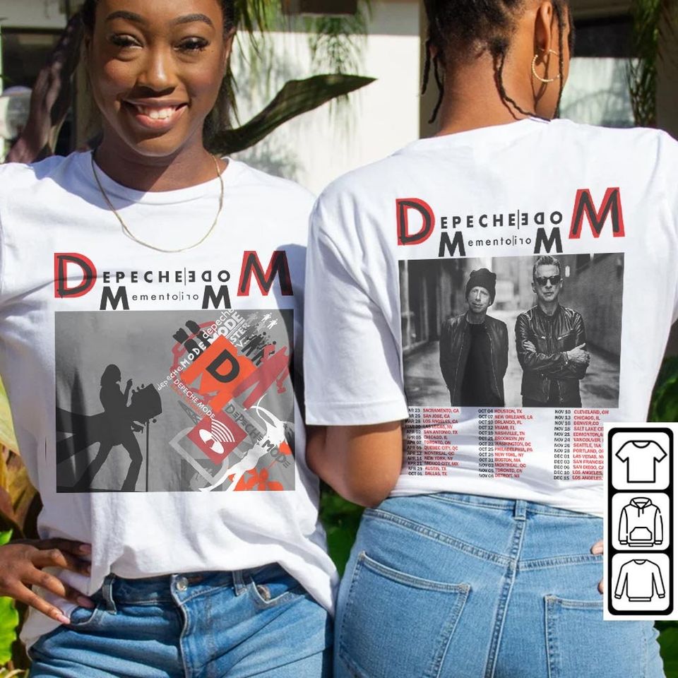2023 Depeche Mode Memento Mori World Tour T-Shirt