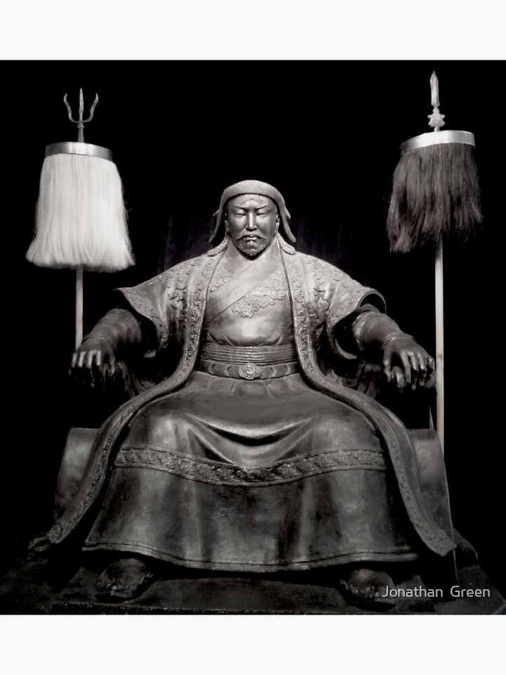 The Great Genghis Khan By Jonathan Green Premium Matte Vertical Poster