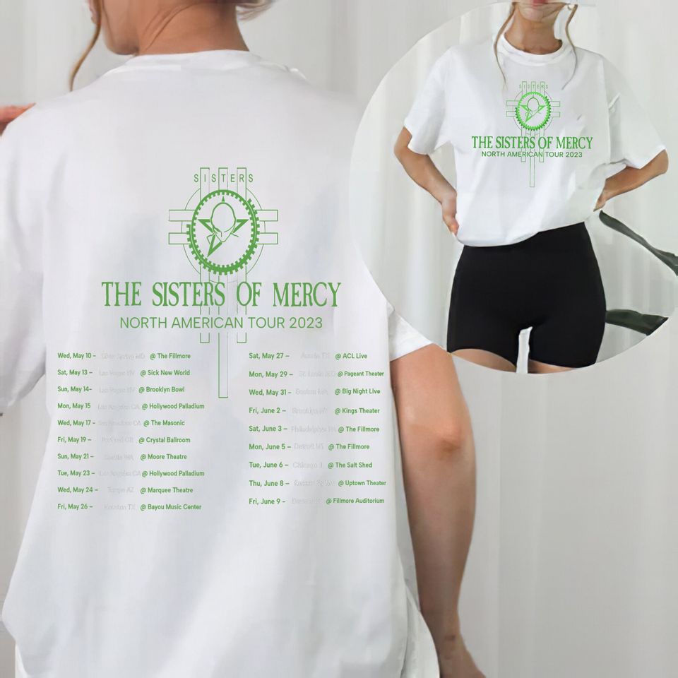 The Sisters of Mercy Shirt, Rock T-shirt, Music Band T shirt