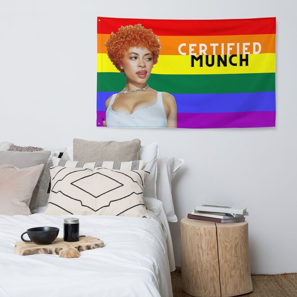 Ice Spice Certified Munch Pride Tapestries
