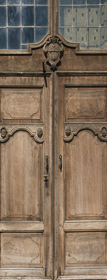 Old Door Mural, Self Adhesive Door Decal Stickers