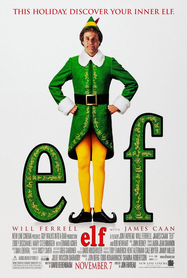 Elf Movie Poster Quality Glossy