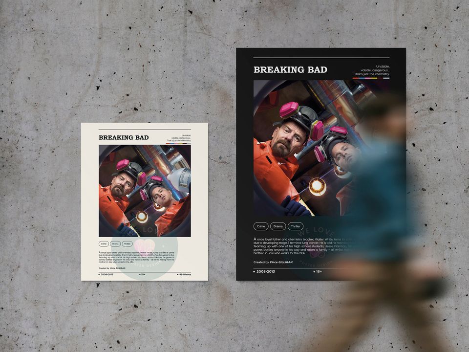 Breaking Bad Tv Show Poster / Breaking Bad Poster