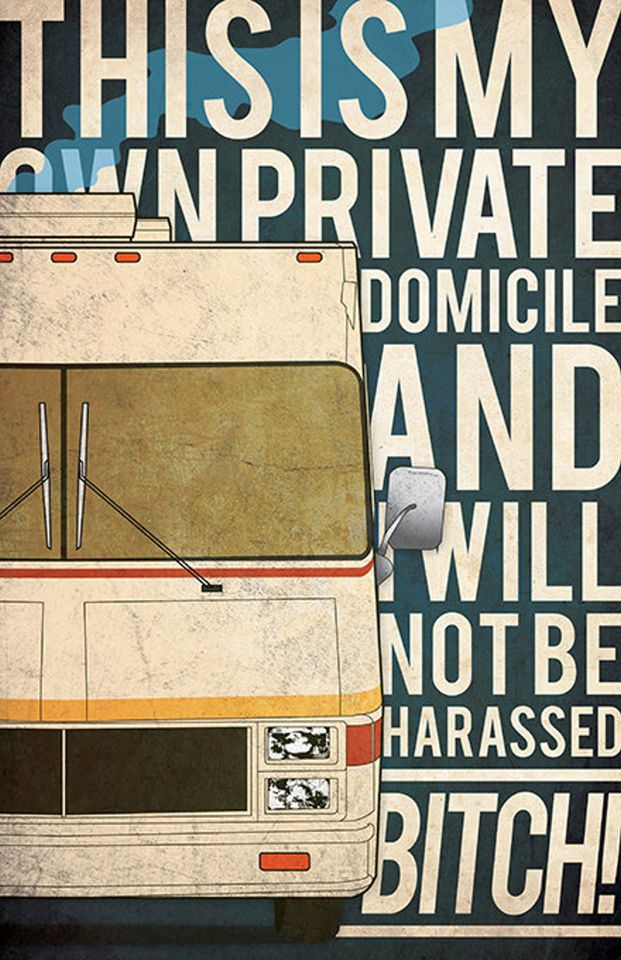 Breaking Bad Poster, Breaking Bad RV  Premium Matte Vertical Poster