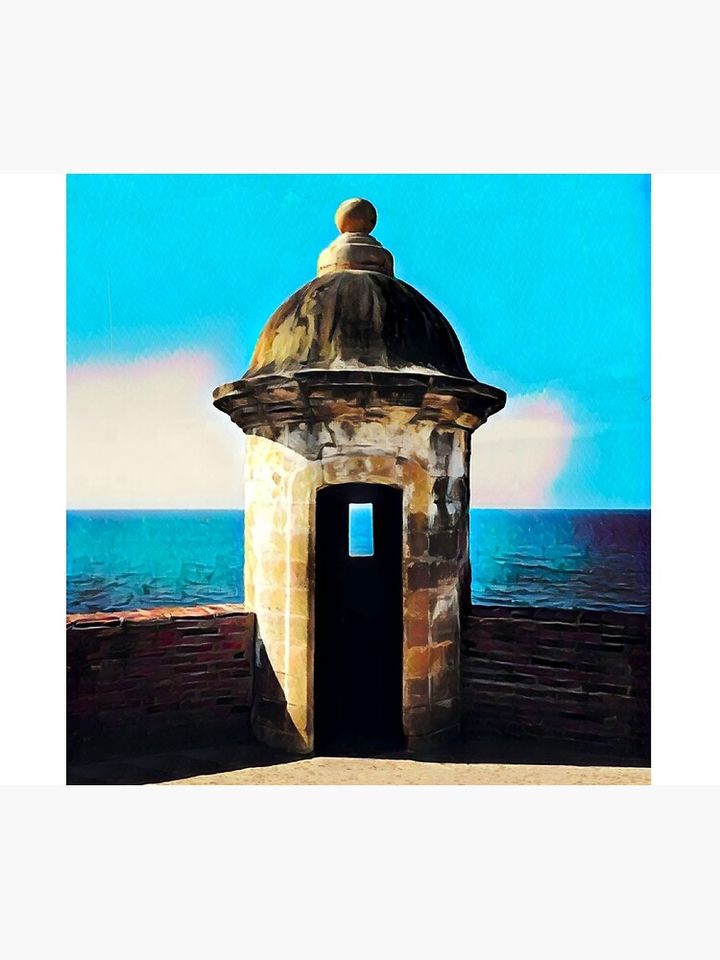 Old san Juan Puerto Rico San Cristóbal fort Shower Curtain