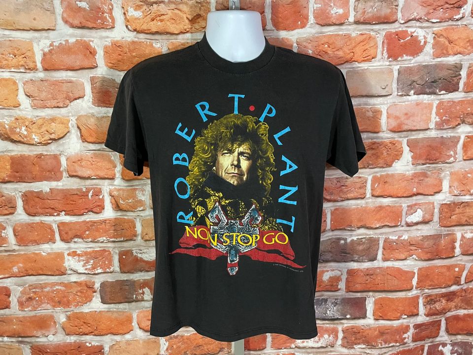 vintage 1988 Robert Plant Non Stop Go tour shirt