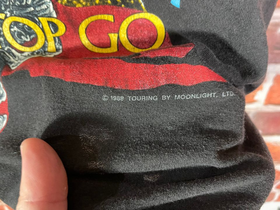 vintage 1988 Robert Plant Non Stop Go tour shirt