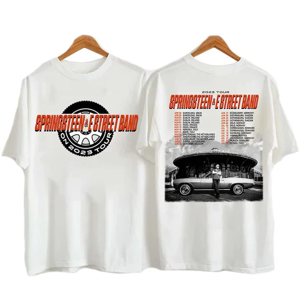 Bruce Springsteen and The E Street Band 2023 Tour Shirt, Bruce Springsteen 2023 Concert Shirt