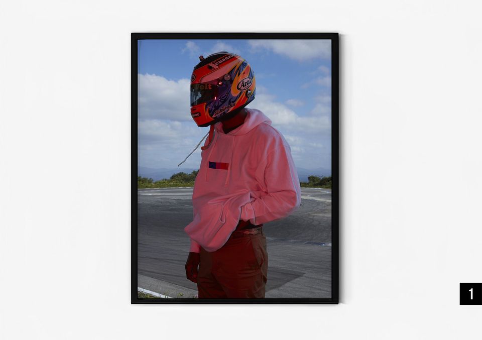 Frank Ocean blond music artist poster