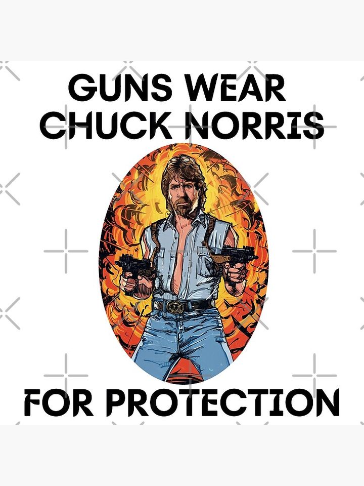Guns Wear Chuck Norris... Premium Matte Vertical Poster