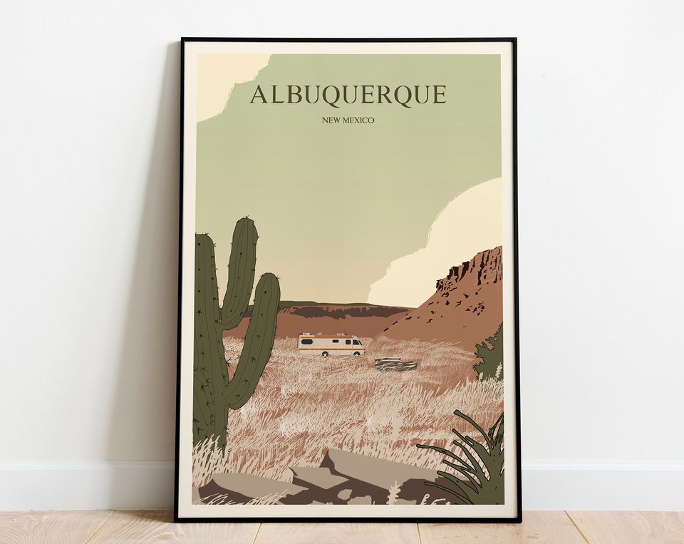 Breaking Bad Poster, Albuquerque New Mexico Poster