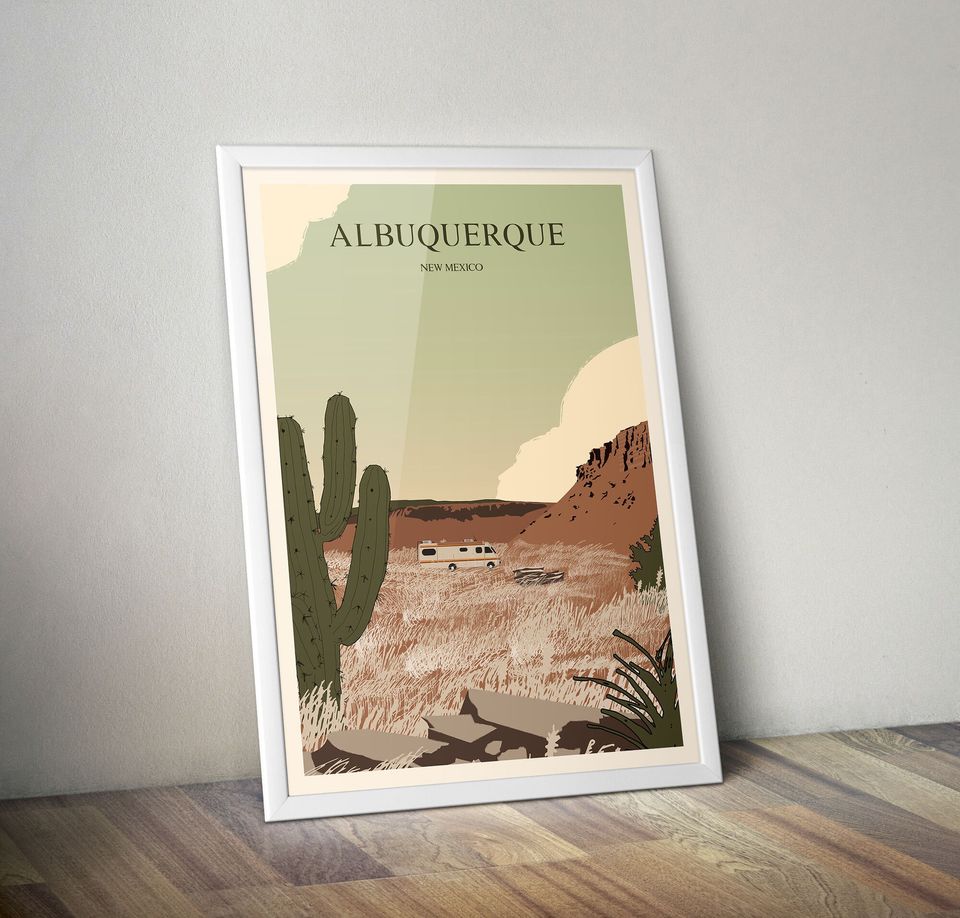Breaking Bad Poster, Albuquerque New Mexico Poster
