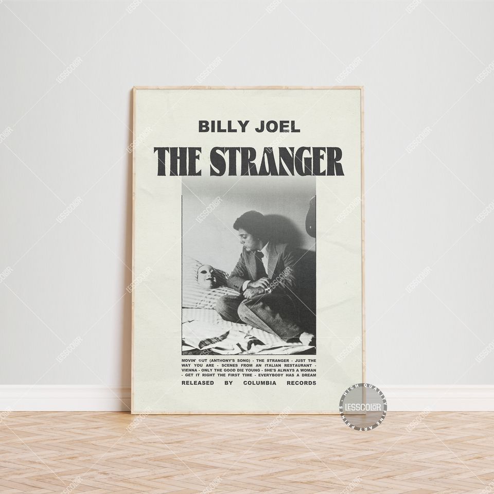 Billy Joel Posters / The Stranger Poster
