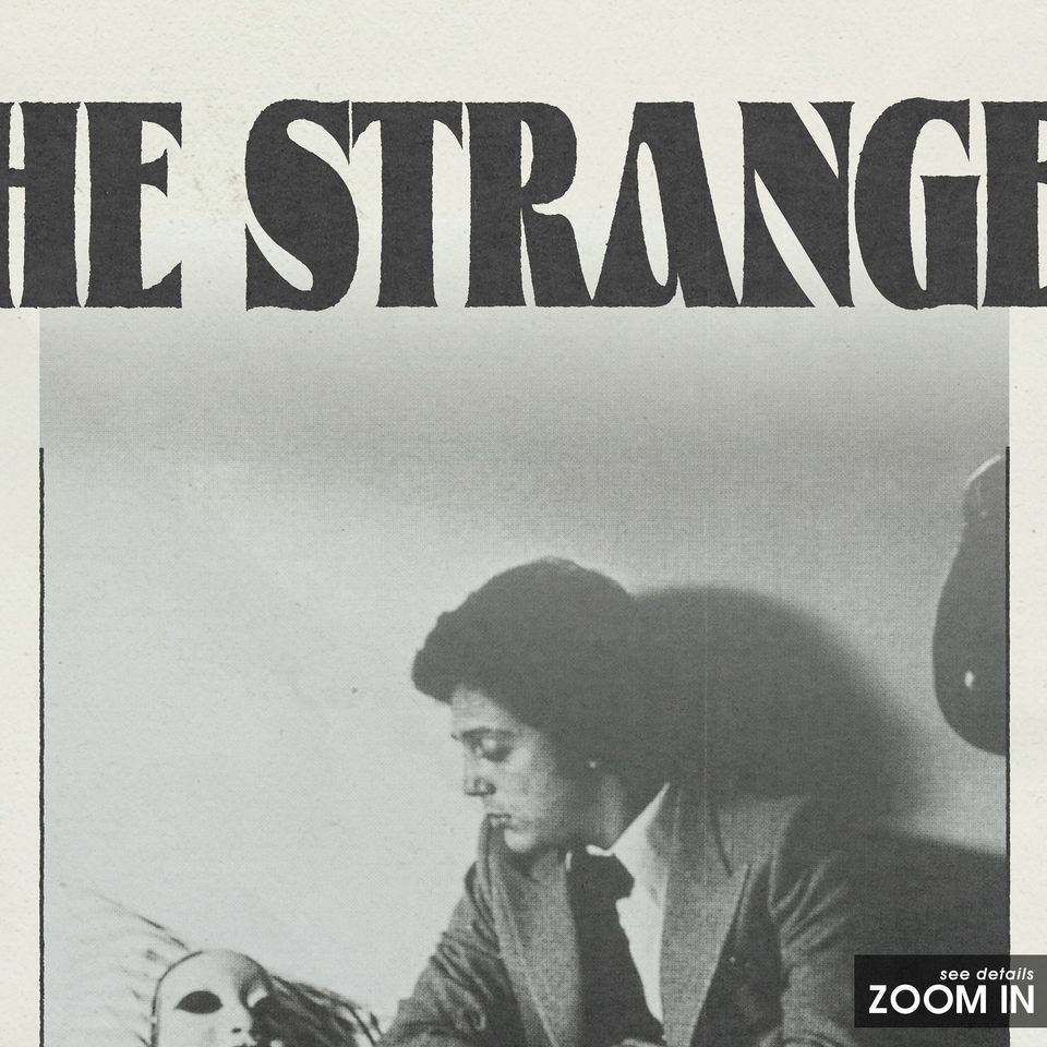 Billy Joel Posters / The Stranger Poster