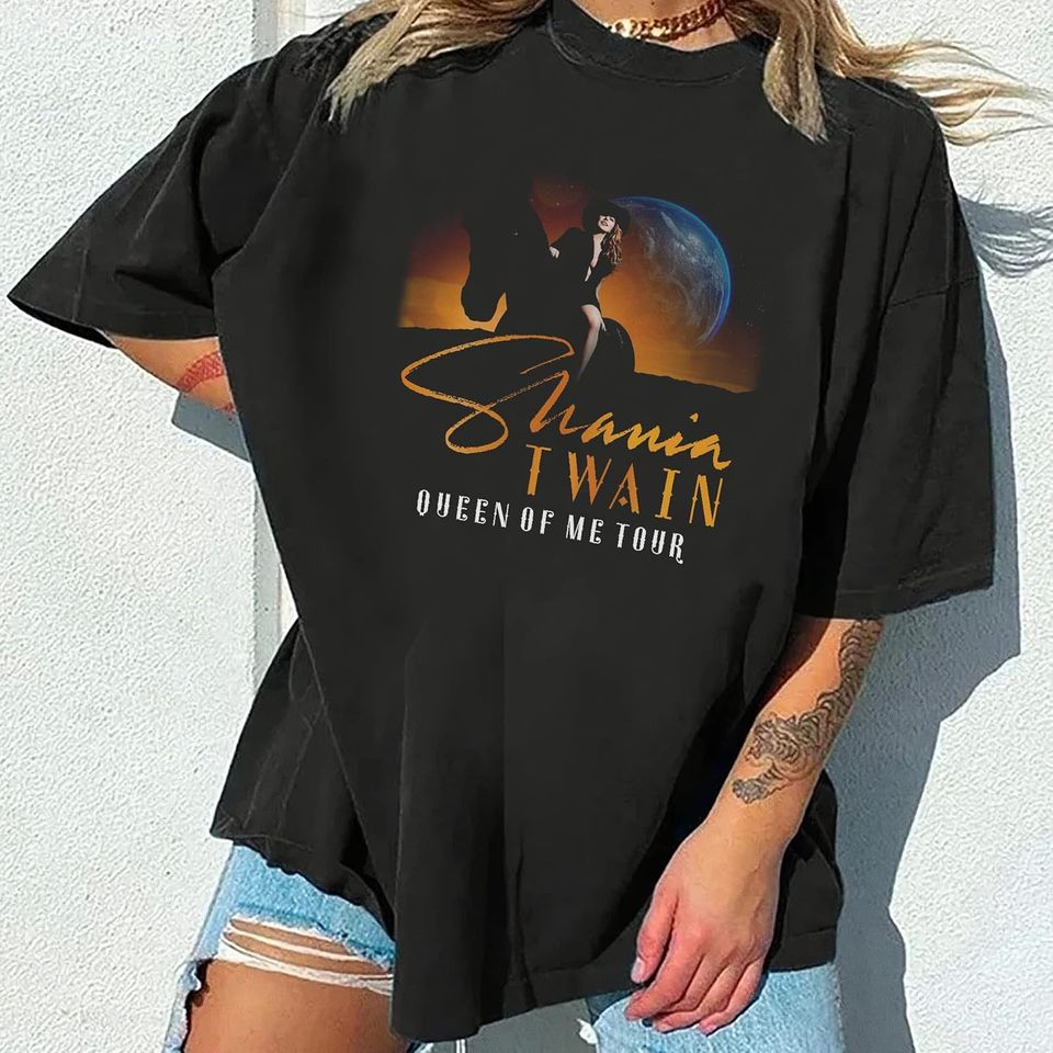 Shania Twain Queen Of Me Tour 2023 Vintage back Shirt