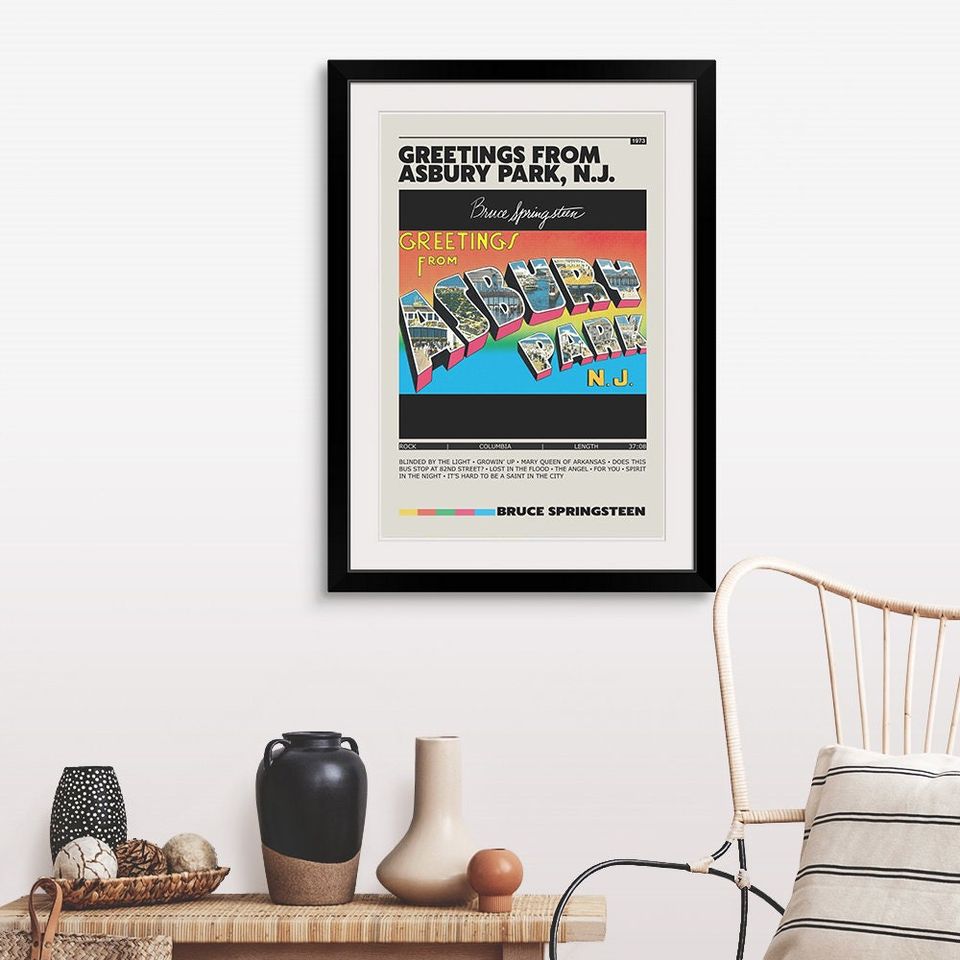 Bruce Springsteen Greetings From Abury Park Album Poster