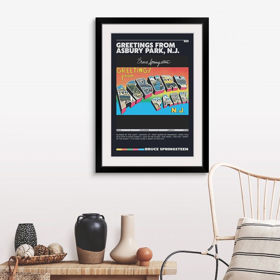 Bruce Springsteen Greetings From Abury Park Album Poster