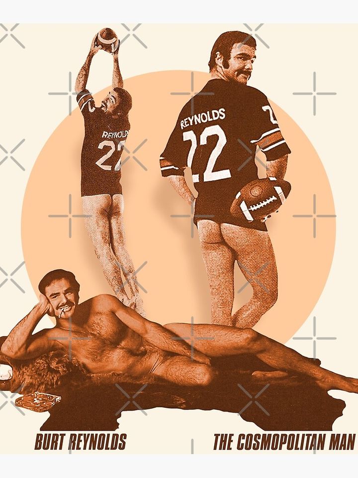 Burt Reynolds Cosmo Man Premium Matte Vertical Poster