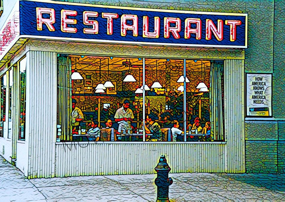 Seinfeld - Restaurant poster