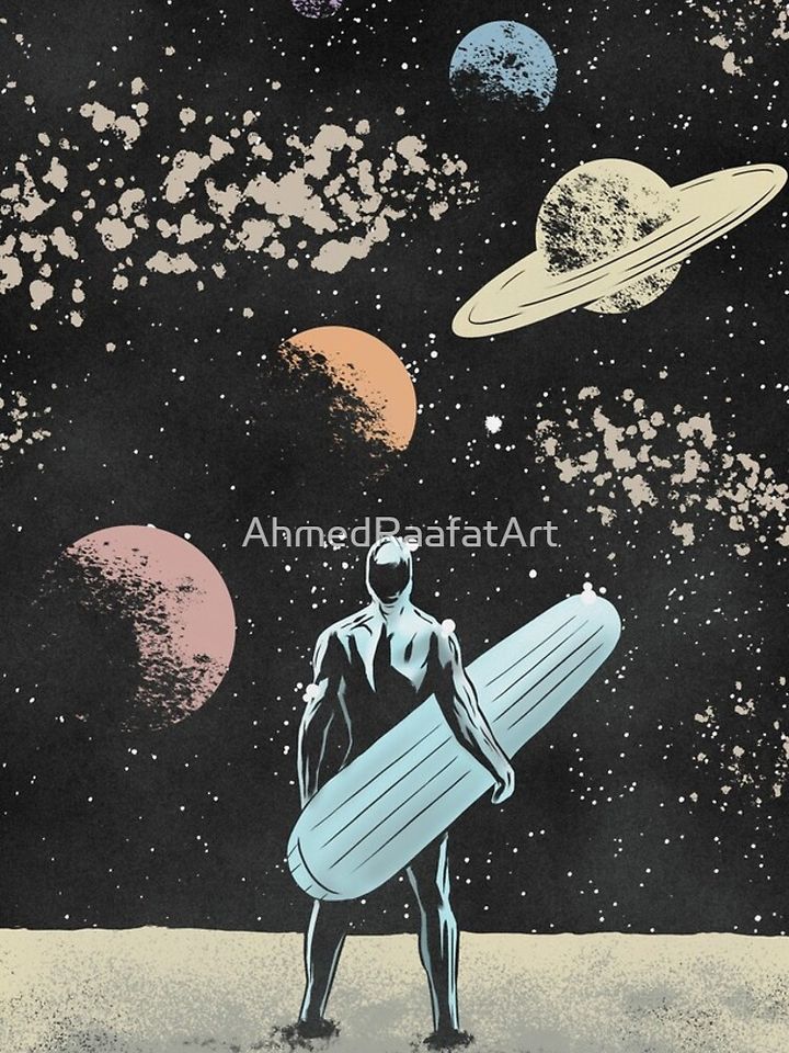 Silver Surfer iPhone Case