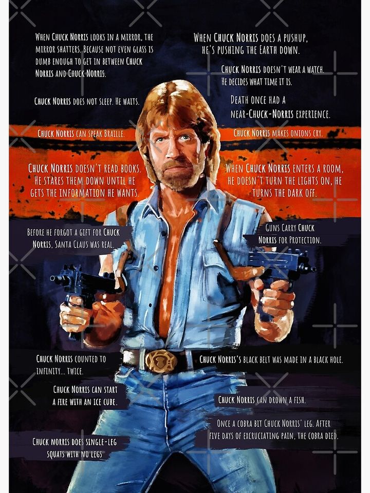 Chuck Norris - Meme Premium Matte Vertical Poster