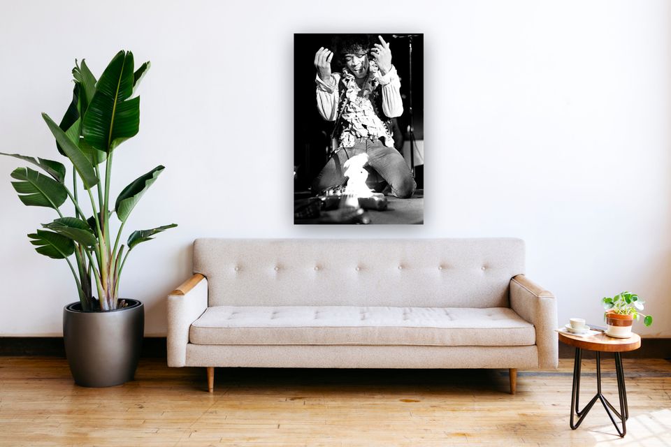 Jimi Hendrix vintage, wall decor, gifts, home decor Poster