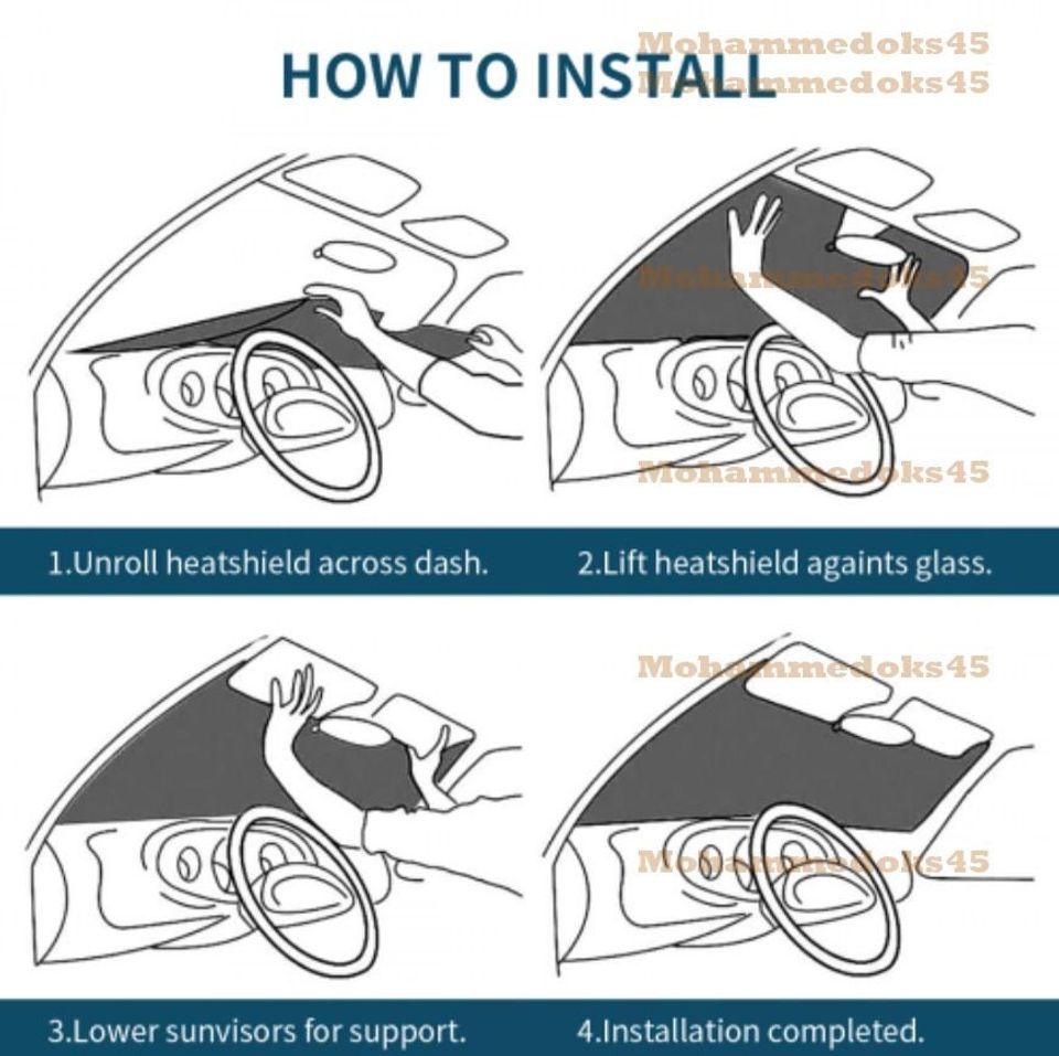 BlueyDad Auto Sunshade Car, Cartoon Auto Sunshade