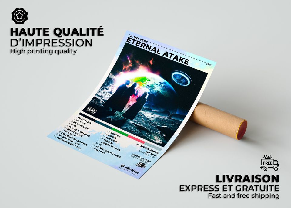 Lil Uzi Vert Eternal Atake Album Cover Posters