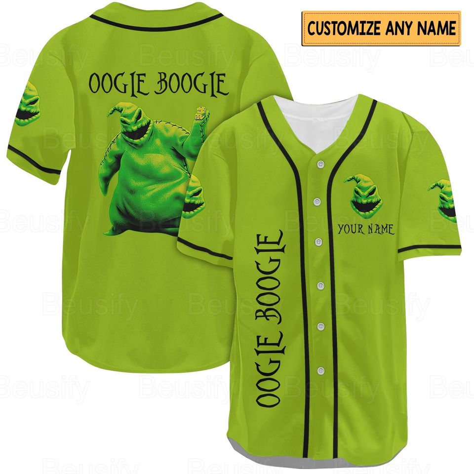 Oogie Boogie Jersey, Baseball Jersey Shirt