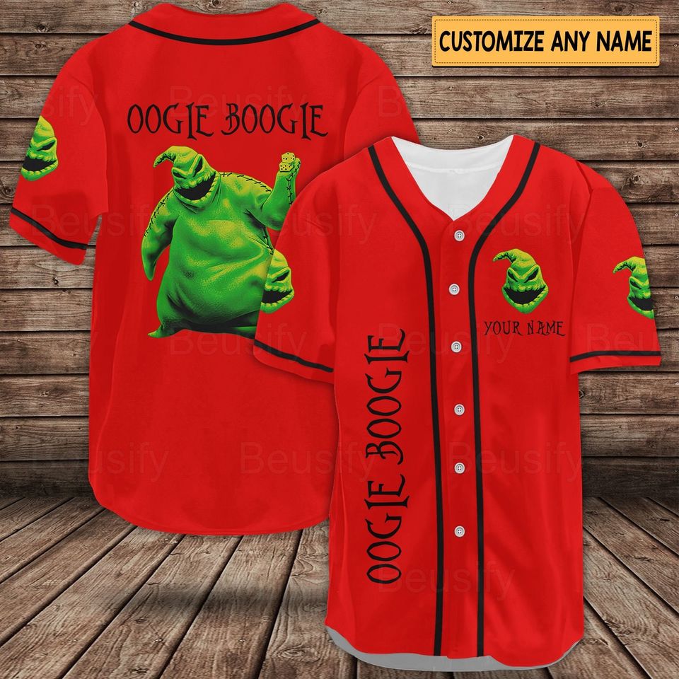 Oogie Boogie Jersey, Baseball Jersey Shirt
