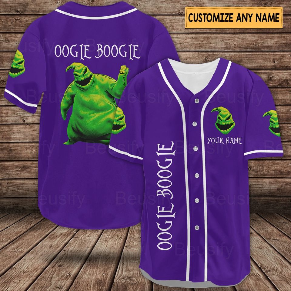 Oogie Boogie Jersey, Baseball Jersey Shirt