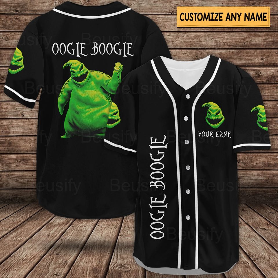 Oogie Boogie Jersey, Baseball Jersey Shirt