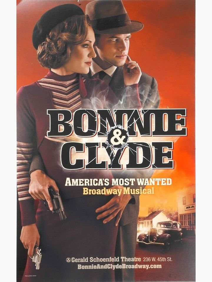 Bonnie And Clyde Broadway Premium Matte Vertical Poster