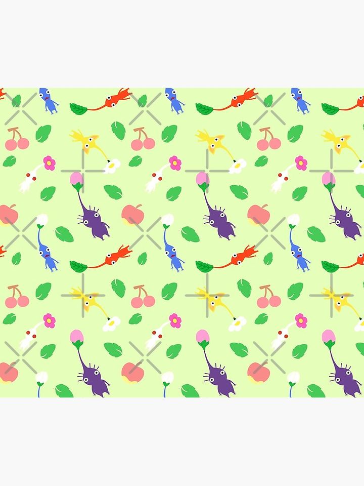 cute pikmin pattern Shower Curtain