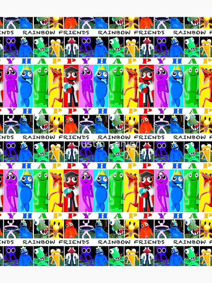 Rainbow Friends Happy Happy Backpack