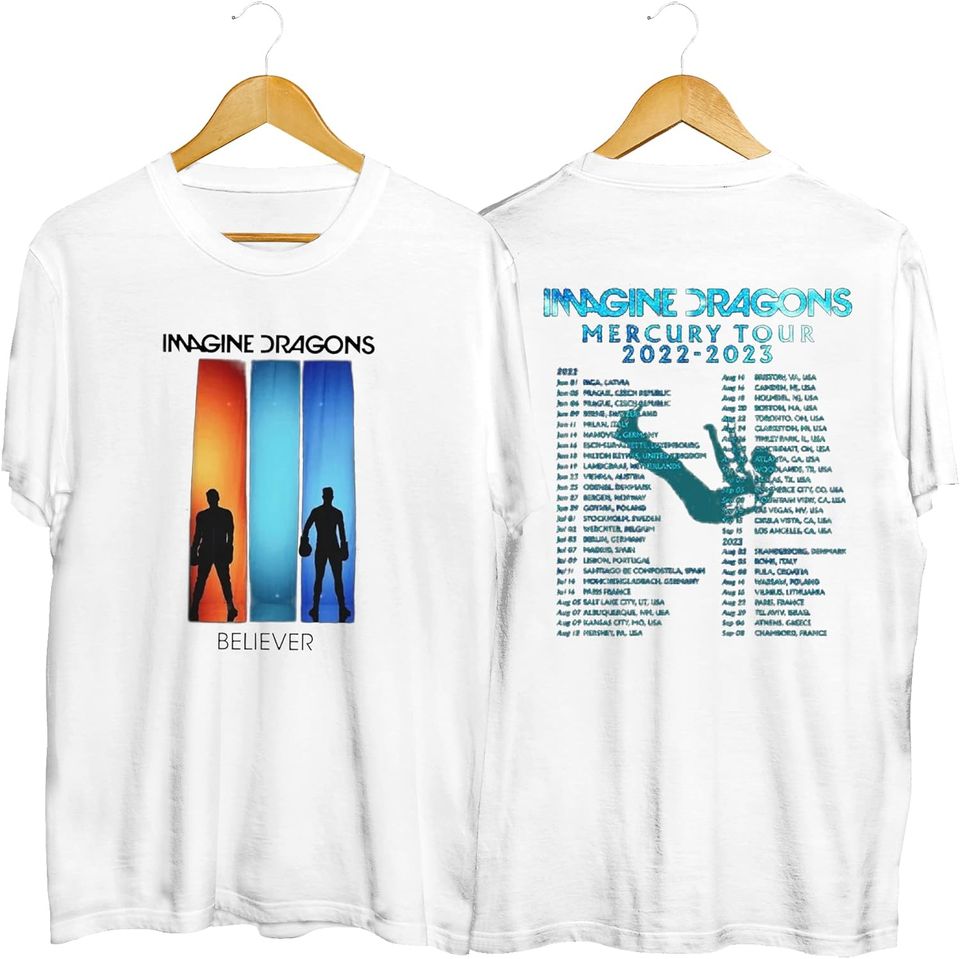 Imagine dragons world tour 2023 shirts