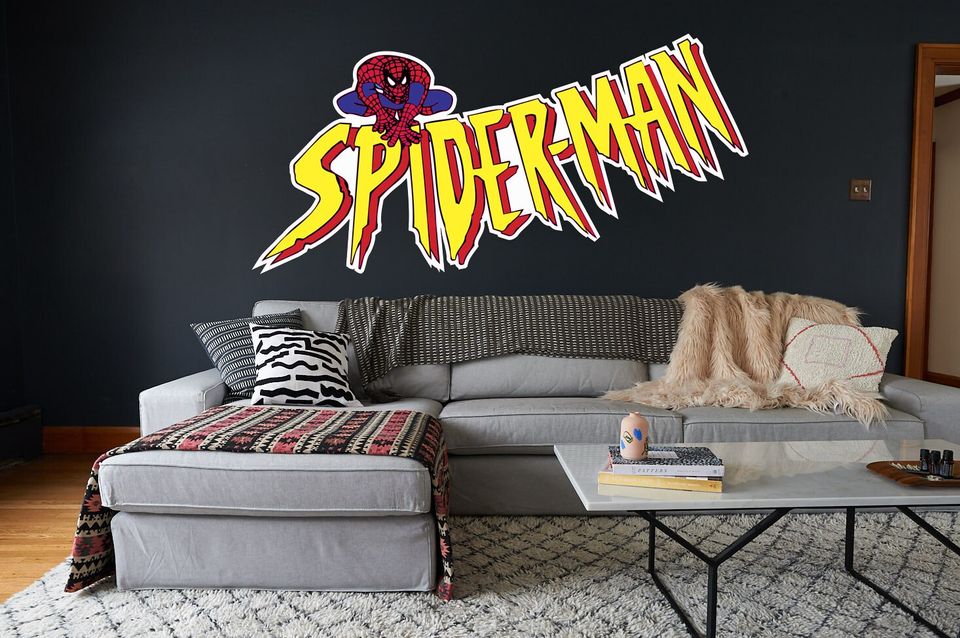 Spiderman 90's Logo  Sticker / Vinyl
