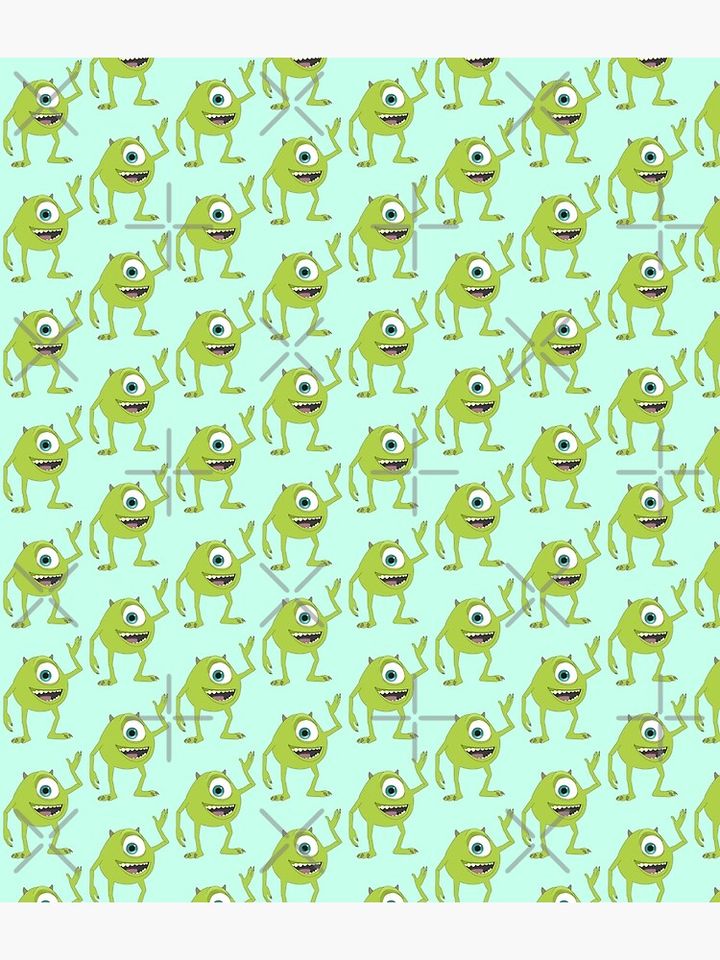 Mike Wazowski Pattern Backpack