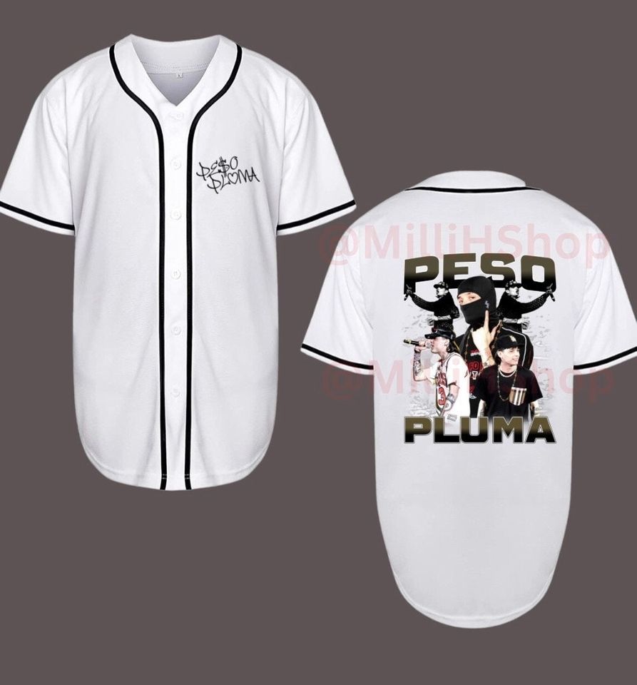 Bad Bunny Jersey, Black Baseball Jersey