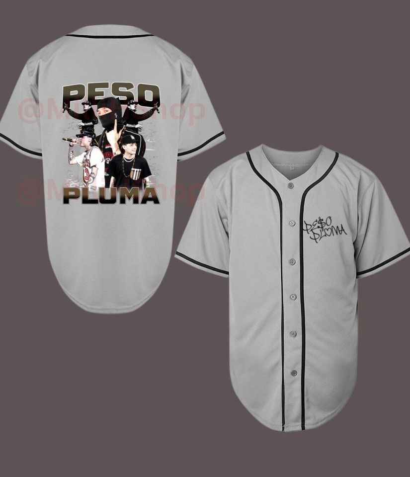 Bad Bunny Jersey, Black Baseball Jersey